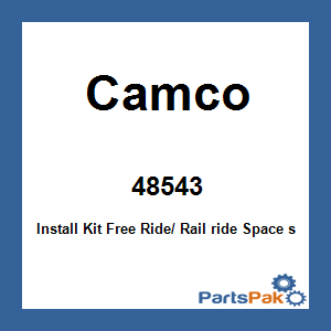 Camco 48543; Install Kit Free Ride/ Rail ride