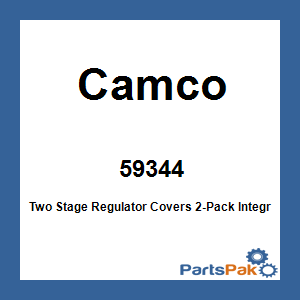 Camco 59344; Two Stage Regulator Covers 2-Pack