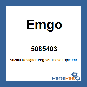 Emgo 5085403; Suzuki Designer Peg Set