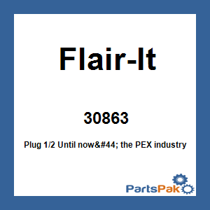 Flair-It 30863; Plug 1/2