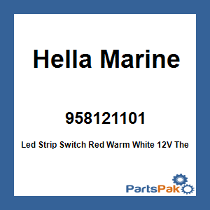 Hella Marine 958121101; Led Strip Switch Red Warm White 12V