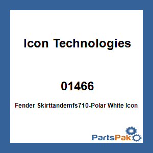 Icon Technologies 01466; Fender Skirttandemfs710-Polar White