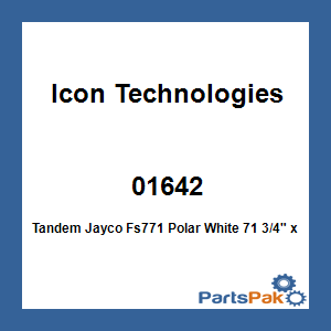 Icon Technologies 01642; Tandem Jayco Fs771 Polar White