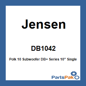Jensen DB1042; Polk 10 Subwoofer