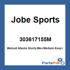 Jobe Sports 303617155M; Wetsuit Atlanta Shorty Men Medium
