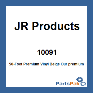 JR Products 10091; 50-Foot Premium Vinyl Beige
