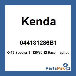 Kenda 044131286B1; K413 Scooter Tl 120/70-12