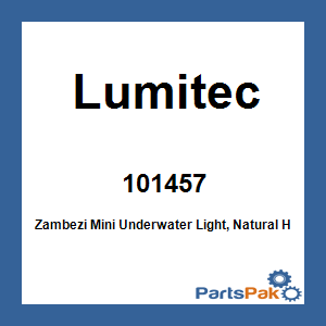 Lumitec 101457; Zambezi Mini Underwater Light, Natural Hardcoat, Blue