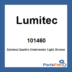 Lumitec 101460; Zambezi Quattro Underwater Light, Bronze, Spectrum RGBW