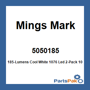 Mings Mark 5050185; 185-Lumens Cool White 1076 Led 2-Pack