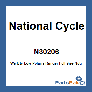 National Cycle N30206; Ws Utv Low Polaris Ranger Full Size