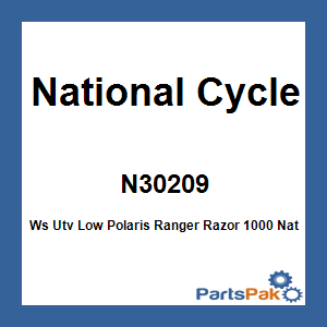 National Cycle N30209; Ws Utv Low Polaris Ranger Razor 1000