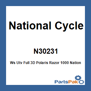 National Cycle N30231; Ws Utv Full 3D Polaris Razor 1000