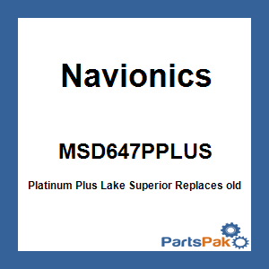 Navionics MSD647PPLUS; Platinum Plus Lake Superior