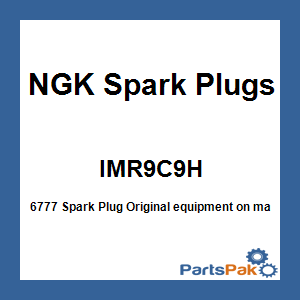NGK Spark Plugs IMR9C9H; 6777 Spark Plug