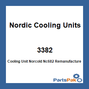 Nordic Cooling Units 3382; Cooling Unit Norcold Nc682