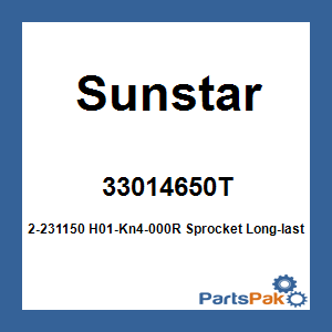 Sunstar 33014650T; 2-231150 H01-Kn4-000R Sprocket