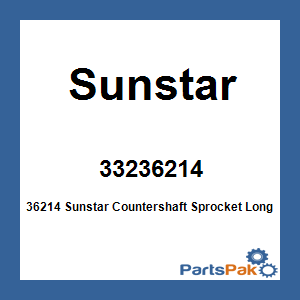 Sunstar 33236214; 36214 Sunstar Countershaft Sprocket