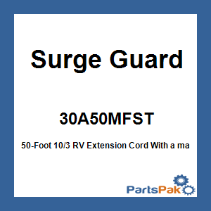 Surge Guard 30A50MFST; 50-Foot 10/3 RV Extension Cord