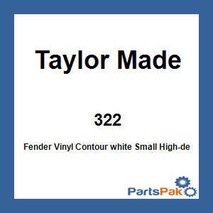 Taylor Made 322; Fender Vinyl Contour white Small