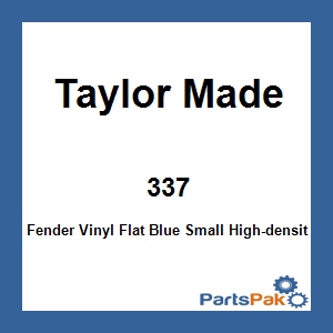 Taylor Made 337; Fender Vinyl Flat Blue Small