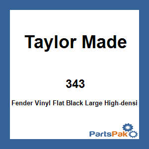 Taylor Made 343; Fender Vinyl Flat Black Large