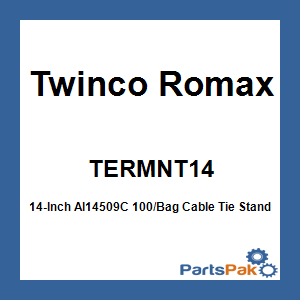 Twinco Romax TERMNT14; 14-Inch Al14509C 100/Bag Cable Tie