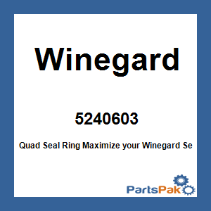 Winegard 5240603; Quad Seal Ring
