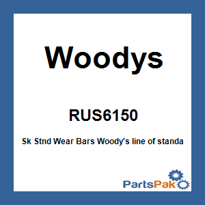 Woodys RUS6150; Sk Stnd Wear Bars