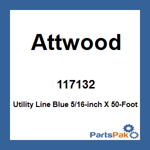 Attwood 117132; Utility Line Blue 5/16-inch X 50-Foot