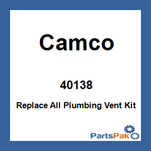 Camco 40138; Replace All Plumbing Vent Kit