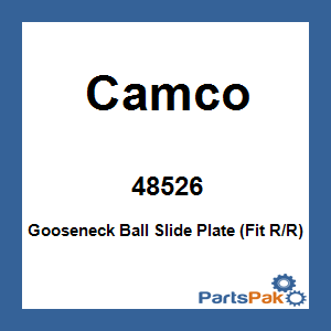 Camco 48526; Gooseneck Ball Slide Plate (Fit R/R)