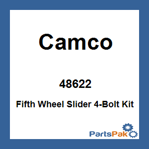 Camco 48622; Fifth Wheel Slider 4-Bolt Kit