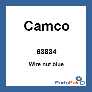 Camco 63834; Wire nut blue