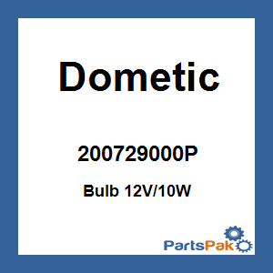 Dometic 200729000P; Bulb 12V/10W
