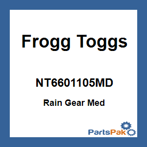 Frogg Toggs NT6601105MD; Rain Gear Med