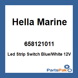 Hella Marine 658121011; Led Strip Switch Blue/White 12V