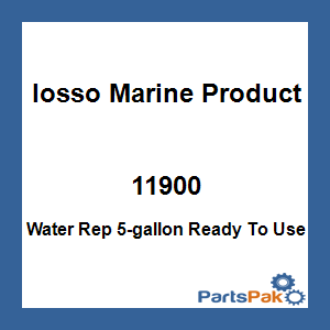 Iosso Marine Products 11900; Water Rep 5-gallon Ready To Use
