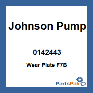 Johnson Pump 0142443; Wear Plate F7B