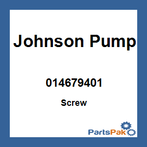 Johnson Pump 014679401; Screw
