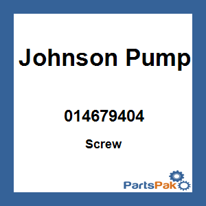 Johnson Pump 014679404; Screw