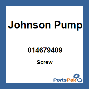 Johnson Pump 014679409; Screw