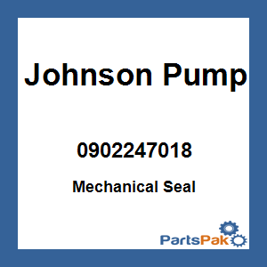 Johnson Pump 0902247018; Mechanical Seal