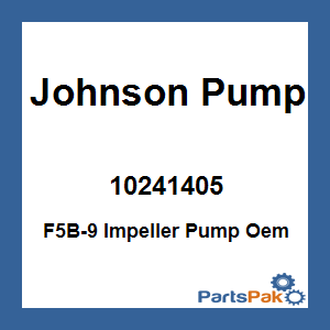 Johnson Pump 10241405; F5B-9 Impeller Pump Oem