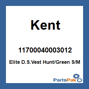 Kent 11700040003012; Elite D.S.Vest Hunt/Green S/M