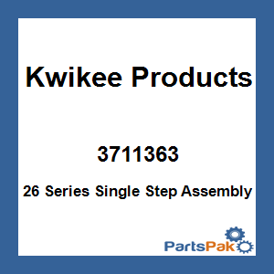 Kwikee Products 3711363; 26 Series Single Step Assembly