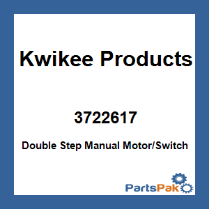 Kwikee Products 3722617; Double Step Manual Motor/Switch