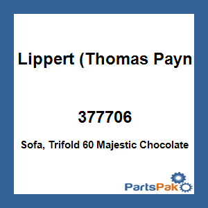Lippert (Thomas Payne) 377706; Sofa, Trifold 60 Majestic Chocolate