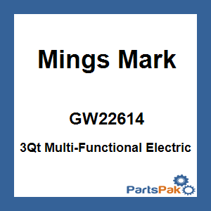 Mings Mark GW22614; 3Qt Multi-Functional Electric