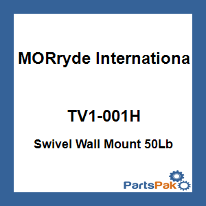 MORryde International TV1-001H; Swivel Wall Mount 50Lb